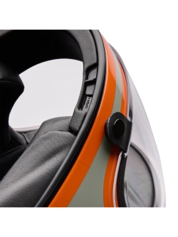 Kask integralny Bell Bullitt GT szaro-pomarańczowy