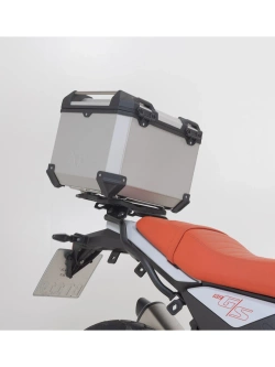 Zestaw: kufer centralny TRAX ADV + stelaż Street-rack SW-Motech BMW R12 G/ S (25-) srebrny [poj.: 38l]