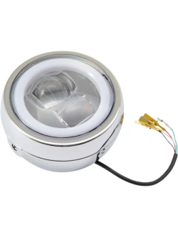 Reflektor przedni Daytona Capsule120 LED chromowany [120mm]