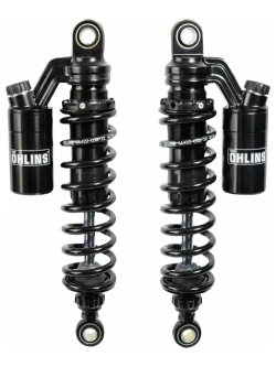 Zestaw amortyzatorów motocyklowych tylnych Ohlins STX36P Twin Blackline Harley Davidson Dyna FXD (wybrane modele) (91-17)