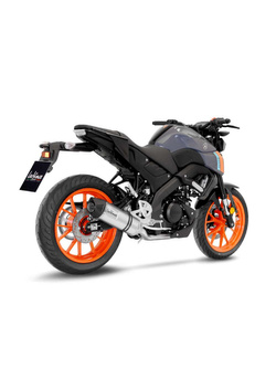 Pełny układ wydechowy LeoVince LV One Evo [Stainless Steel, bez homologacji] do Yamaha MT-125 / YZF-R 125 / XSR 125 [21-]