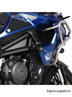 Crash pady Aero R&G Racing Triumph Tiger 1200 Rally Pro (22-24)/ GT (22)/ GT Pro (22-) białe