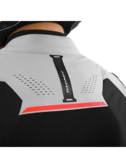 Kurtka motocyklowa tekstylna Shima STX Air G2 szaro-czarno-czerwona
