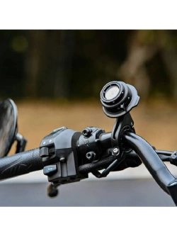 Uchwyt na telefon Outplorer QM01 Launch mocowany na kierownicę, z systemem amortyzacji