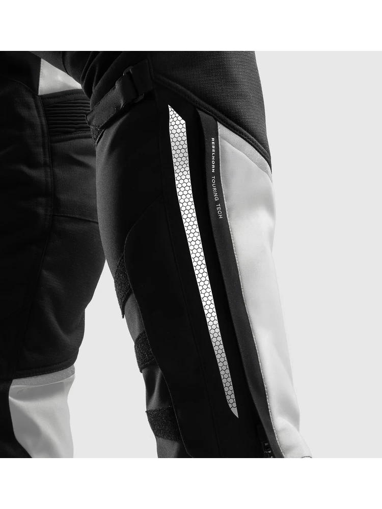 Spodnie motocyklowe damskie tekstylne Rebelhorn Hardy 3.0 czarno-szare