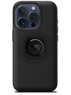Zestaw: etui na telefon iPhone 15 Pro + uchwyt Quad Lock montowany za pomocą paska z szybkozłączką