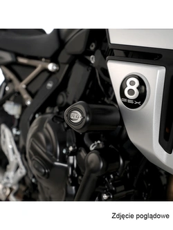 Crash pady Aero R&G Racing Suzuki GSX-8T/ GSX-8TT (25-)/ GSX-8S (23-) białe