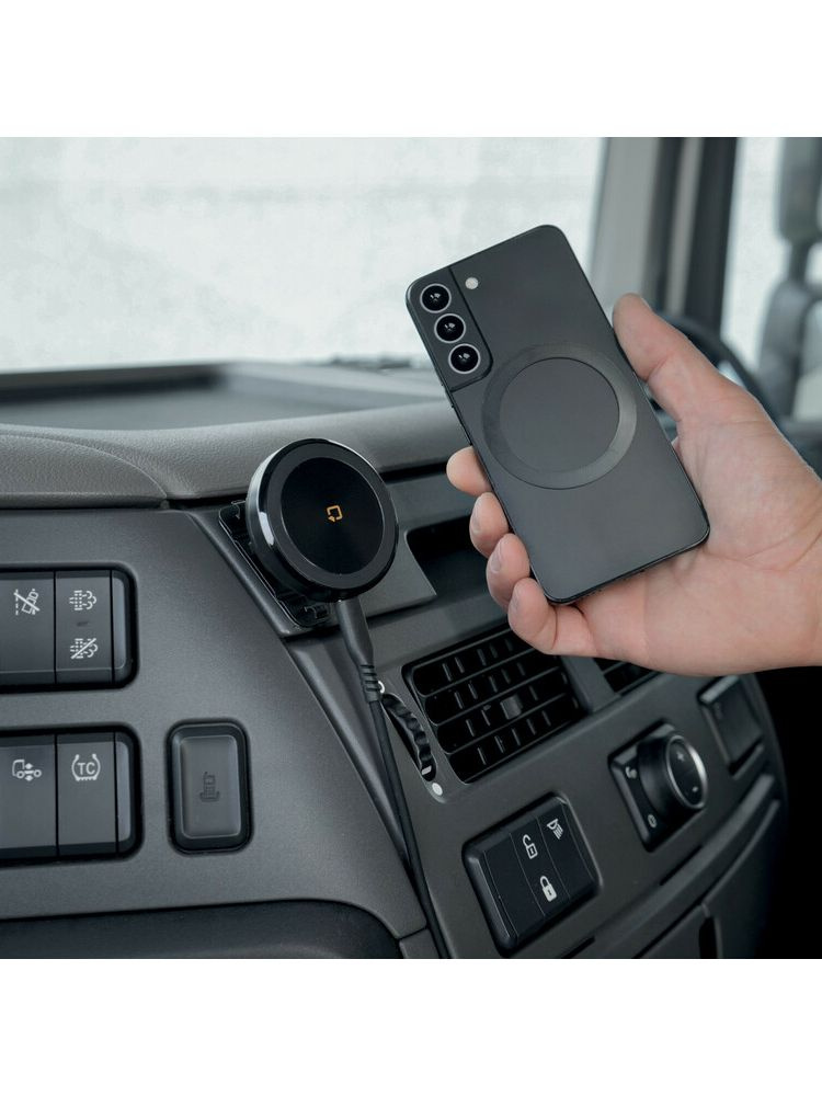 Uchwyt na telefon z ładowaniem bezprzewodowym Lampa Mag Wireless Stick magnetyczny samoprzylepny