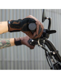 Rękawice motocyklowe Biltwell Belden brązowe