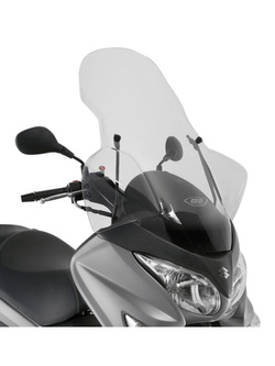 Szyba do skutera GIVI Suzuki Burgman 125-200 K7-K8-K9-L0-L1-L2-L3 (06-13)/ 125-200 ABS (14-21) przezroczysta [mocowanie w zestawie]