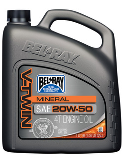 Olej mineralny Bel-Ray V-Twin 4T 20W-50 [poj.: 4l]