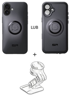 Zestaw do samochodu: etui na telefon iPhone 16 Plus + mocowanie SP Connect