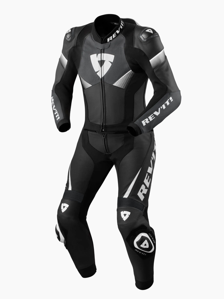 Kombinezon motocyklowy dwuczęściowy REV’IT! Argon 2 czarno-biały