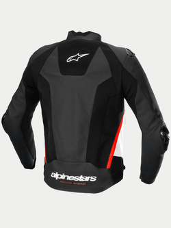 Kurtka motocyklowa skórzana Alpinestars Missile V3 Air czarno-biało-czerwona