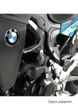 Crash pady R&G Rasing Aero BMW F 900 R (20-)/ GS (24-) (przód) białe