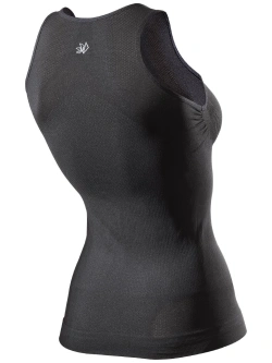 Koszulka termoaktywna bez rękawów SIXS 4-Season damska czarna