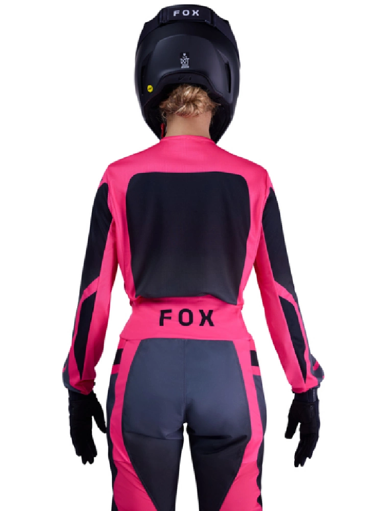 Bluza enduro damska Fox 180 Shield czarno-różowa