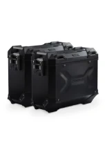Zestaw: kufry boczne + stelaże PRO TRAX ADV SW-Motech Suzuki DR-Z4S/ SM (25-) czarne [poj.: 2 x 37 L]