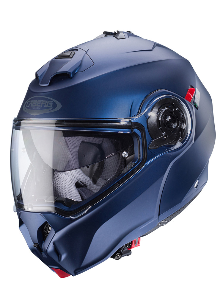 Kask szczękowy Caberg Duke Evo niebieski matowy