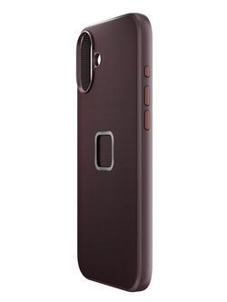 Etui Peak Design Mobile Everyday Fabric do smartfona iPhone 16 Plus bordowe
