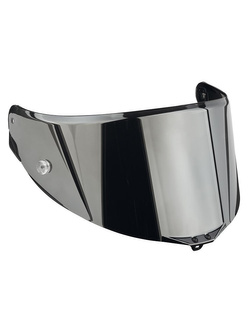 Szybka na zrywki do kasku AGV Pista GP RR, Pista GP R, Corsa R model Race 3 lustrzana srebrna