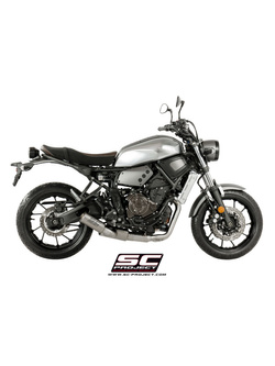 Pełny układ wydechowy 2-1, SC-Project CR-T Titanium - Yamaha XSR 700 [16-20]