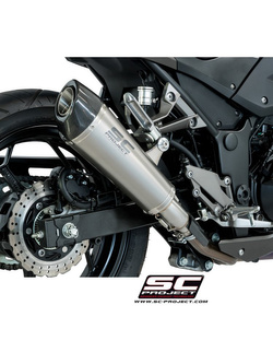 Tłumik stożkowy Slip-on SC-Project do Kawasaki Z 300 [15-17]