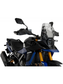 Szyba motocyklowa sportowa Puig Suzuki DL800DE V-STROM/TECH (23-), DL800 V-STROM SE (25-), L800 V-STROM (24-) lekko przyciemniana