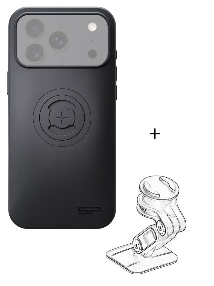 Zestaw do samochodu: etui na telefon iPhone 17 Pro Max + mocowanie SP Connect