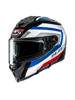 Kask integralny HJC i72 Shard czarno-biało-niebieski
