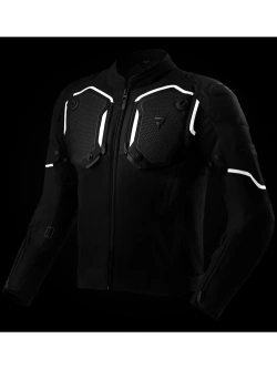 Kurtka motocyklowa tekstylna Rebelhorn Borg II czarna