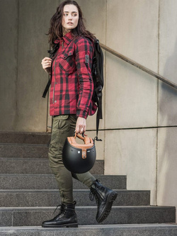 Buty motocyklowe damskie Shima Thomson brązowe