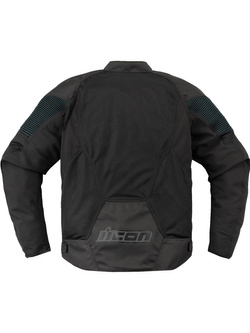 Kurtka motocyklowa tekstylna Icon Overlord 3 Mesh czarna