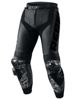 Spodnie motocyklowe skórzane Rebelhorn Rebel czarne