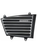 Nakładka ozdobna Kuryakyn do filtra powietrza Hypercharger ES aluminiowa czarno-chromowana