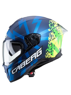 Kask integralny Caberg Drift Evo Storm niebiesko-żółty matowy