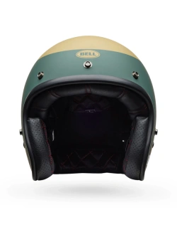 Kask otwarty Bell Custom 500 niebiesko-żółty matowy