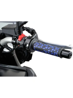 Manetki Daytona Products GrippyGrip GGD-Cell do kierownic o średnicy 22,2 [mm] czarno-niebieskie