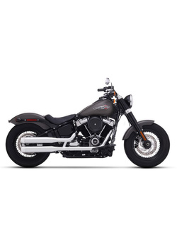 Tłumiki motocyklowe Rinehart Racing 3,5" Duals do modeli Harleya Davidsona Softail chromowane [18-24]