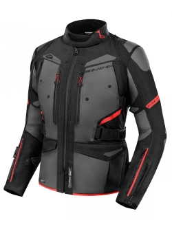 Kurtka motocyklowa damska tekstylna Shima Dune czarno-czerwona