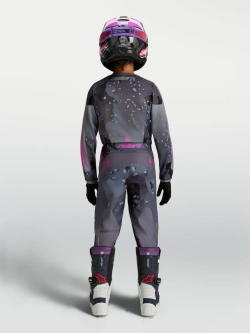 Bluza cross dziecięca Alpinestars MX Fluid Lone szaro-fioletowa