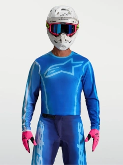 Bluza cross Alpinestars MX Fluid Kepler niebieska