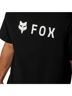 Koszulka z krótkim rękawem FOX Absolute 195 czarno-szara