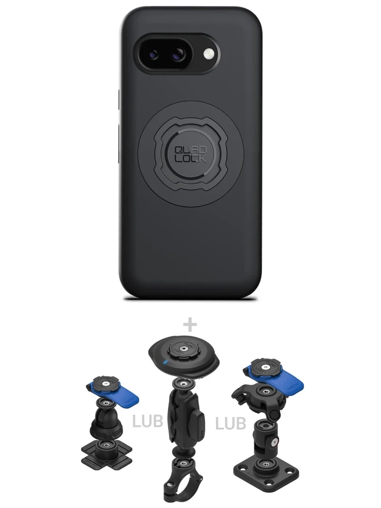 Zestaw 360 Quad Lock: etui MAG na telefon Google Pixel 9A (magnetyczne) + wybrane komponenty