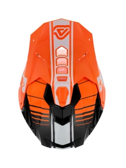 Kask enduro Acerbis Airstrike-C biało-pomarańczowy
