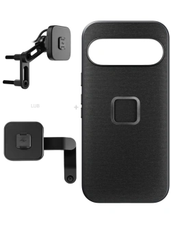 Zestaw na motocykl: etui Peak Design Mobile Everyday Fabric do smartfona Google Pixel 10/ Pro z mocowaniem motocykla