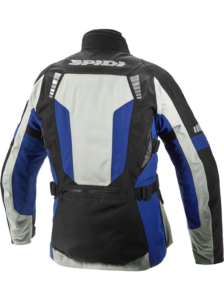 Kurtka motocyklowa tekstylna Spidi Outlander czarno-szaro-niebieska