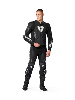 Kombinezon motocyklowy dwuczęściowy REV’IT! Argon 3 czarno-biały