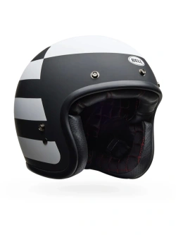 Kask otwarty Bell Custom 500 czarno-biały matowy