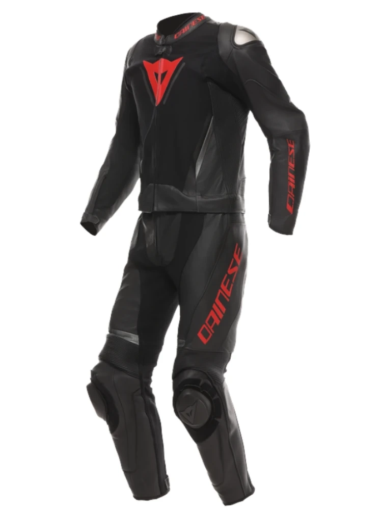 Kombinezon motocyklowy dwuczęściowy Dainese Demon Sprint czarno-czerwony